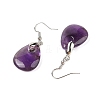 Natutal Amethyst Dangle Earrings EJEW-F343-A06-3