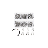 195Pcs 6 Styles 304 Stainless Steel Cord Ends FIND-GA0004-07-7