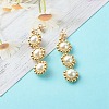 Glass Pearl Beads Dangle Stud Earrings X1-EJEW-TA00004-2