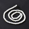 Electroplate Opaque Solid Color Glass Beads Strands LS-EGLA-A034-P3mm-L17-3