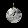 Natural Mixed Gemstone Faceted Pendants G-A287-02G-3