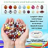 Sport Theme DIY Acrylic Beaded Bracelets Making Kits DIY-YW0010-96-2