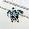 Alloy with Rhinestone Brooch for Backpack Clothes PW-WG63776-01-1