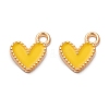 Alloy Enamel Charms FIND-G055-20G-02-2