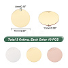 30Pcs 3 Colors Acrylic Mirror Pendants FIND-GA0003-15-2