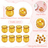 10Pcs Glass Bead Caps for Wind Chimes Making GLAA-BY0001-05D-4