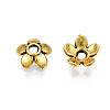 Tibetan Style Alloy Bead Caps TIBEB-S039-017AG-RS-3