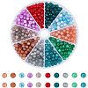  460Pcs 10 Colors Imitation Jade Glass Beads Strands DGLA-NB0001-04-1