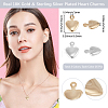 50Pcs 2 Colors Brass Charms KK-BBC0017-03-2
