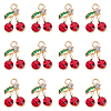 50Pcs Alloy Rhinestone Pendants ENAM-ME0001-24-1