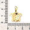 Brass Micro Pave Cubic Zirconia Pendants LS-KK-Q040-02A-G-3