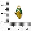 304 Stainless Steel Enamel Pendants STAS-I355-08G-01-3