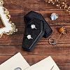Halloween Theme Coffin Shaped Velvet Finger Ring Boxes VBOX-WH0015-01A-3