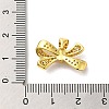 Brass Micro Pave Clear Cubic Zirconia Pendants FIND-Z041-06G-3