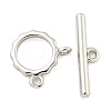 Brass Toggle Clasps KK-A223-08P-2