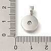 Brass Micro Pave Cubic Zirconia and Shell Pendants KK-K388-77P-01-3