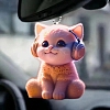 Cat with Headset Acrylic Hanging Ornaments PW-WG1CD2F-01-3