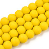 Opaque Glass Beads Strands LS-GLAA-T032-P6mm-MD08-1