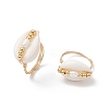 Natural Cowrie Shell Finger Rings for Women RJEW-JR00834-2