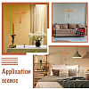 Cross Wood Wall Decorations AJEW-WH0596-673-5