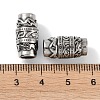 Tibetan Style 316 Surgical Stainless Steel Magnetic Clasps STAS-P362-12B-AS-3