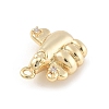 Brass Micro Pave Cubic Zirconia Pendants LS-KK-D283-20G-2