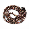Baking Paint Glass Beads Strands DGLA-N003-6mm-B06-3