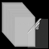 A4 PET Transparency Film LS-DIY-WH0423-25-1