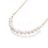 Natural Cultured Freshwater Pearl Beaded Necklaces NJEW-JN02746-1