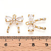 Brass Micro Pave Cubic Zirconia Pendants KK-N261-93A-G-3