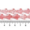 Cherry Quartz Glass Beads Strands G-I369-A14-01-5