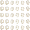 SUNNYCLUE 30Pcs Spray Painted ABS Plastic Beads KY-SC0002-10B-1