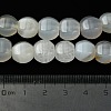 Natural White Agate Beads Strands G-H023-A19-01-5