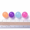 Imitation Jade Acrylic Beads SACR-S188-14mm-M-4