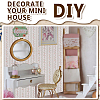 Mini Dollhouse Living Room Bedroom Wallpaper DIY-WH0504-841A-02-5