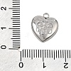 304 Stainless Steel Charms SA-CBAA1A1-06P-3