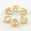 Heart Alloy Charms LS-X-ZIRC-R007-043A-03-2