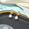 304 Stainless Steel Stud Dangle Earrings EJEW-JE07240-03-1