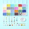 DIY Glass Seed Beads Bracelet Making Kits DIY-FS0007-18-9