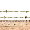 Brass Cable Chain Necklaces X-NJEW-I247-02G-3