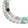 Natural Flower Amazonite Beads Strands G-F591-15-6mm-3