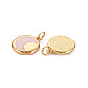 Brass Enamel Pendants KK-S356-588F-NF-2