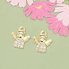 10Pcs Brass Charms KK-V006-05G-02-1