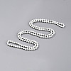 8.2MM Baking Paint Pearlized Glass Pearl Round Beaded Long Necklaces HY-T002-03A-2