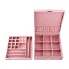 Velvet & Wood Jewelry Boxes VBOX-I001-03B-4