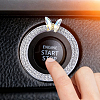 2Pcs Alloy Rhinestone Car Stickers STIC-CN0001-08-4