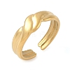 304 Stainless Steel Open Cuff Rings for Women RJEW-U060-01L-G-2