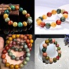 1 Strand Natural Quartz Beads Strands G-YW0002-58A-6