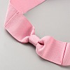 Women's Faux Suede Bowknot Stretchable Hat Band AJEW-WH0696-082D-2