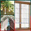 30Pcs Transparent Acrylic Pendants for Curtains TACR-SP0001-21-5